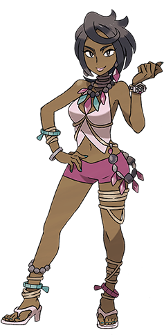 Https - //static - Tvtropes - Org/pmwiki/pub/images/ - Pokemon Sun And Moon Olivia (256x525), Png Download