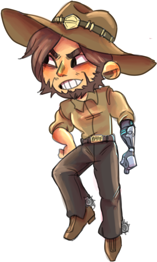 Mccree By Baby Lena On Deviantart Babylena - Download (894x894), Png Download