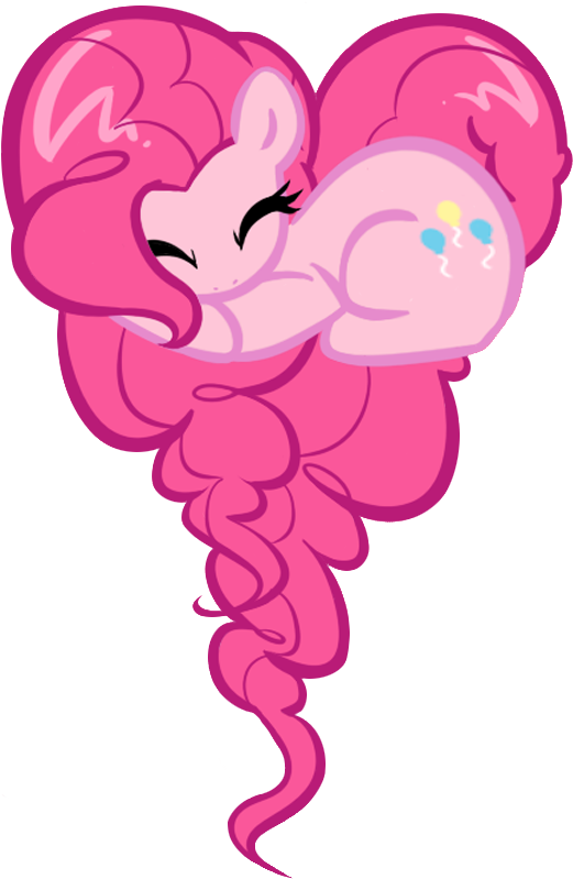 Pinkie Pie Heart Pony By Themightysqueegee On - Mlp Drawing Pinkie Pie (638x918), Png Download