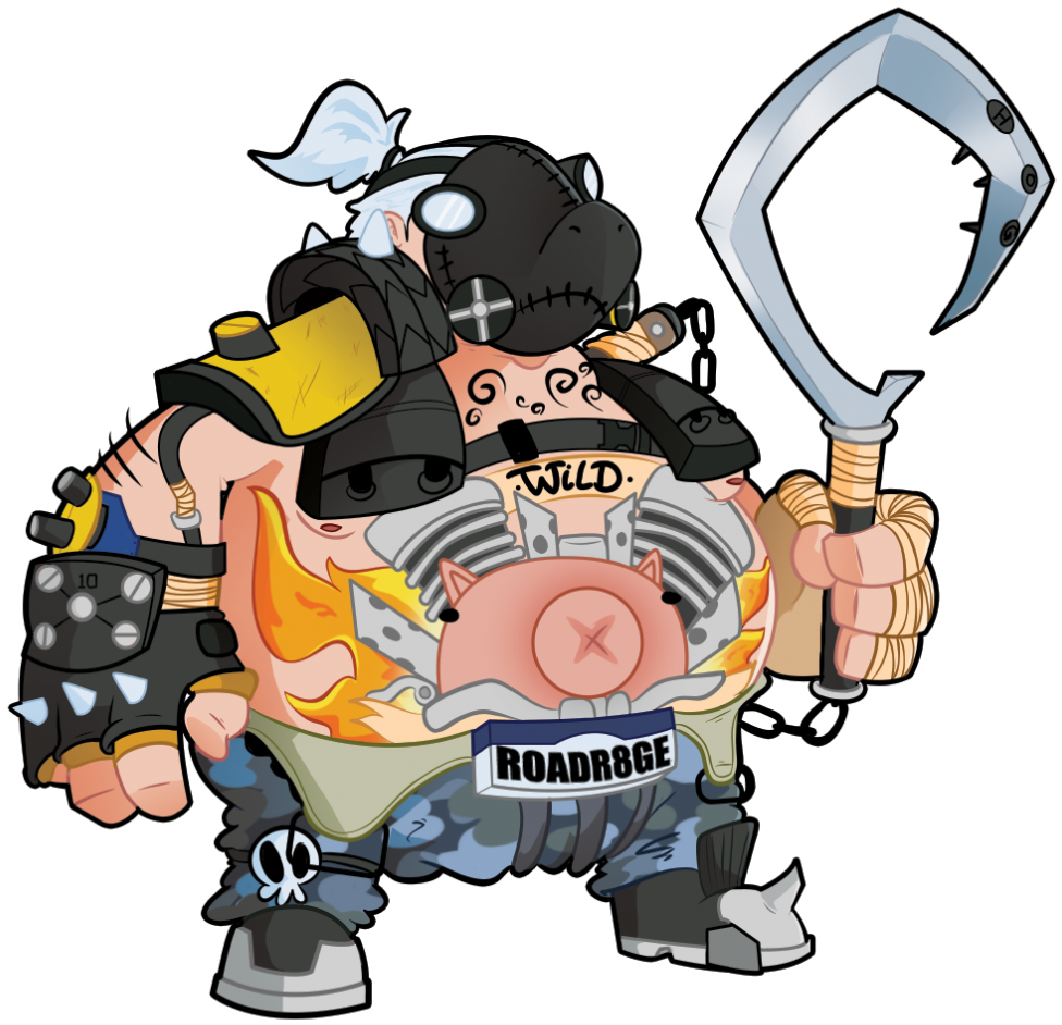 Roadhog - Roadhog Twitch Emote (1024x1074), Png Download