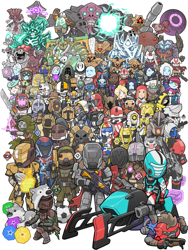 Destiny Videos, Destiny Video Game, Video Game Art, - Destiny 1,000-piece Puzzle (800x1067), Png Download
