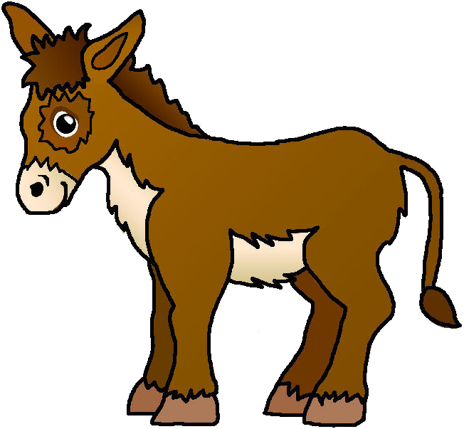 Donkey Clip Art - Mule Clipart (652x603), Png Download