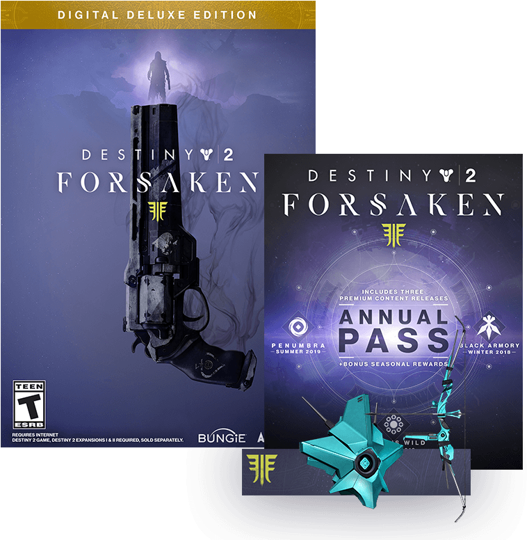 I Gotta Wait Until September To Get A Good Ghost Shell - Destiny 2 Forsaken Digital Deluxe Edition (800x800), Png Download