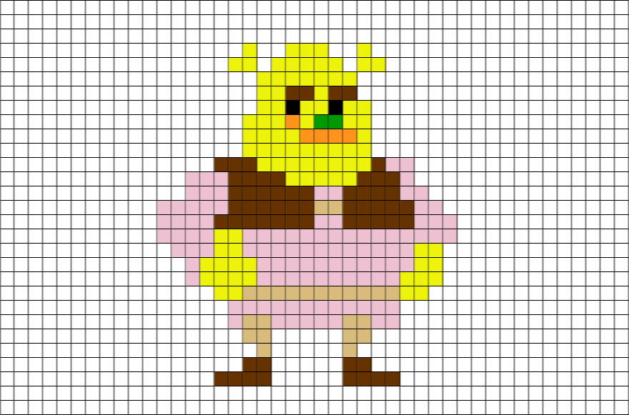 Shrek Pixel Art (880x581), Png Download