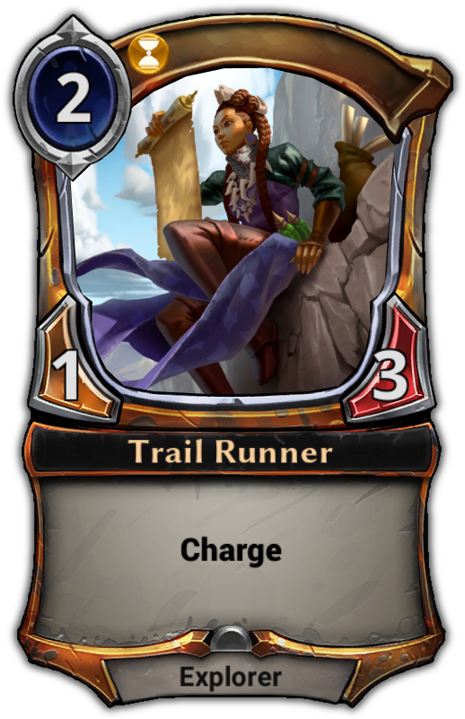 Trail Runner - Eternal Card Game Clockroach (529x801), Png Download