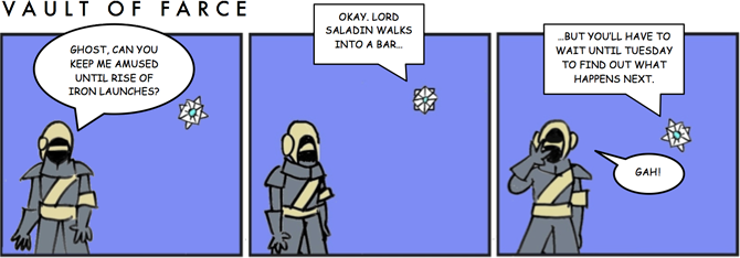 I'm In Suspenders - Vault Of Farce Destiny 2 (670x234), Png Download