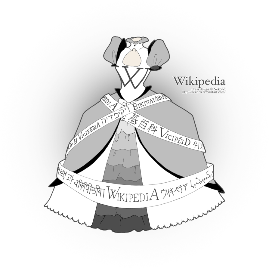 Wikipedia In Fashion By - Website Dresses (894x894), Png Download