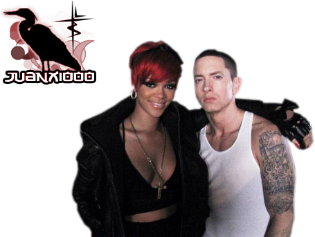 Eminem Rihana Render Photo Eminem-rihanna - Love The Way You Lie (536x341), Png Download