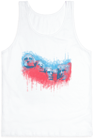 Watercolor Rushmore Tank Top - Watercolor Rushmore Iphone Case: Funny Iphone Case (484x484), Png Download