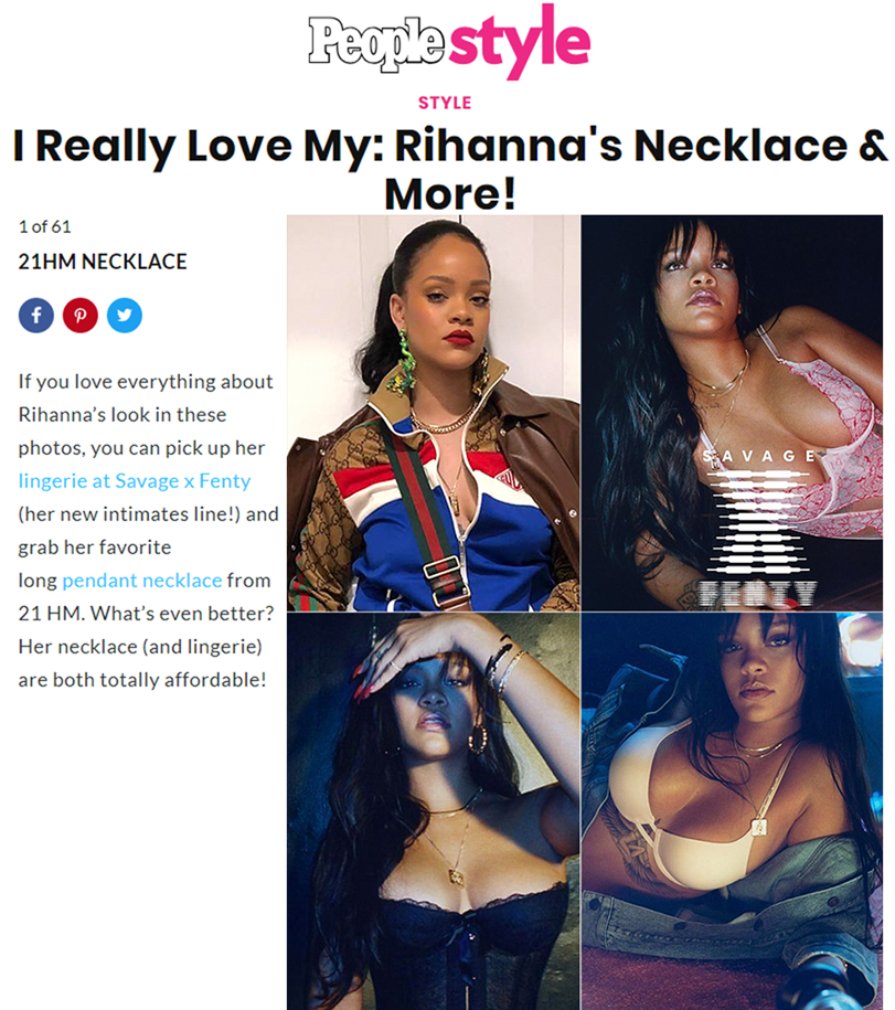 Rihanna Wears 21hm For Her Savage Campaign - Chris Brown Fashion 2018 (811x915), Png Download