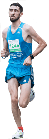 Charity Fun Run - Marathon Runner Png (377x479), Png Download