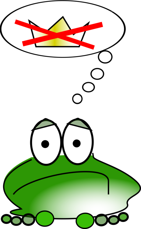 Sad - Sad Frog Clipart (366x592), Png Download