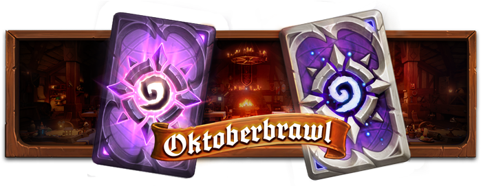 Get Ready To Rumble In Oktoberbrawl - Hearthstone Twitch Prime Card Back (760x270), Png Download