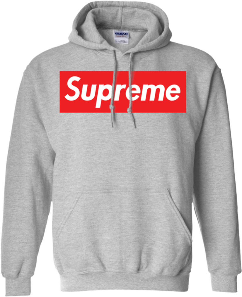 Supreme Box Logo Hoodie G185 Gildan Pullover Hoodie - Dodge Demon- Dodge Demon Tshirt (1024x1024), Png Download