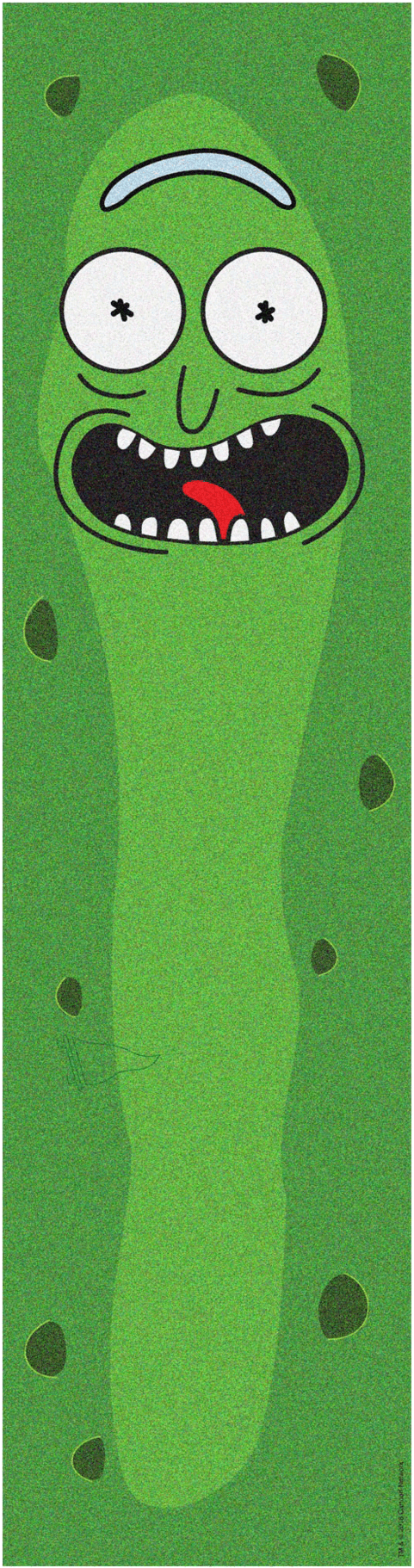 Primitive Pickle Rick Griptape - Pickle Rick Snowboard (1024x1024), Png Download