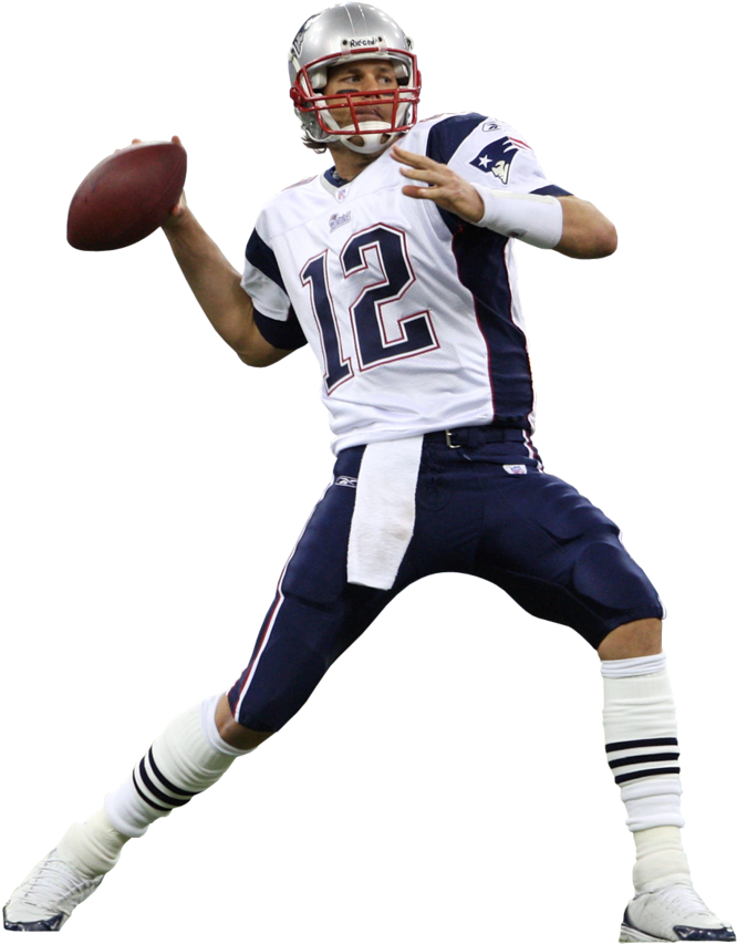 Print: Tom Brady, 14x11in. (724x1024), Png Download