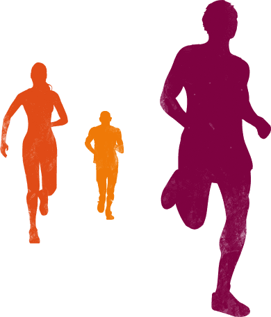 Lse Students' Union Tumblr - People Running (390x457), Png Download