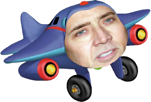 Paper 20airplane 20drawing Nicolas Cage Transparent - Jay Jay The Jet Plane Png (500x337), Png Download