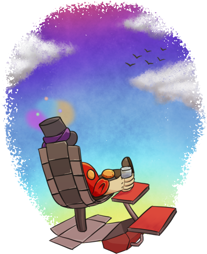 A Little Something I Drew A While Back As A Gift To - Illustration (415x517), Png Download