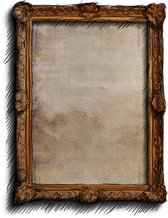 Picture Frame (571x756), Png Download