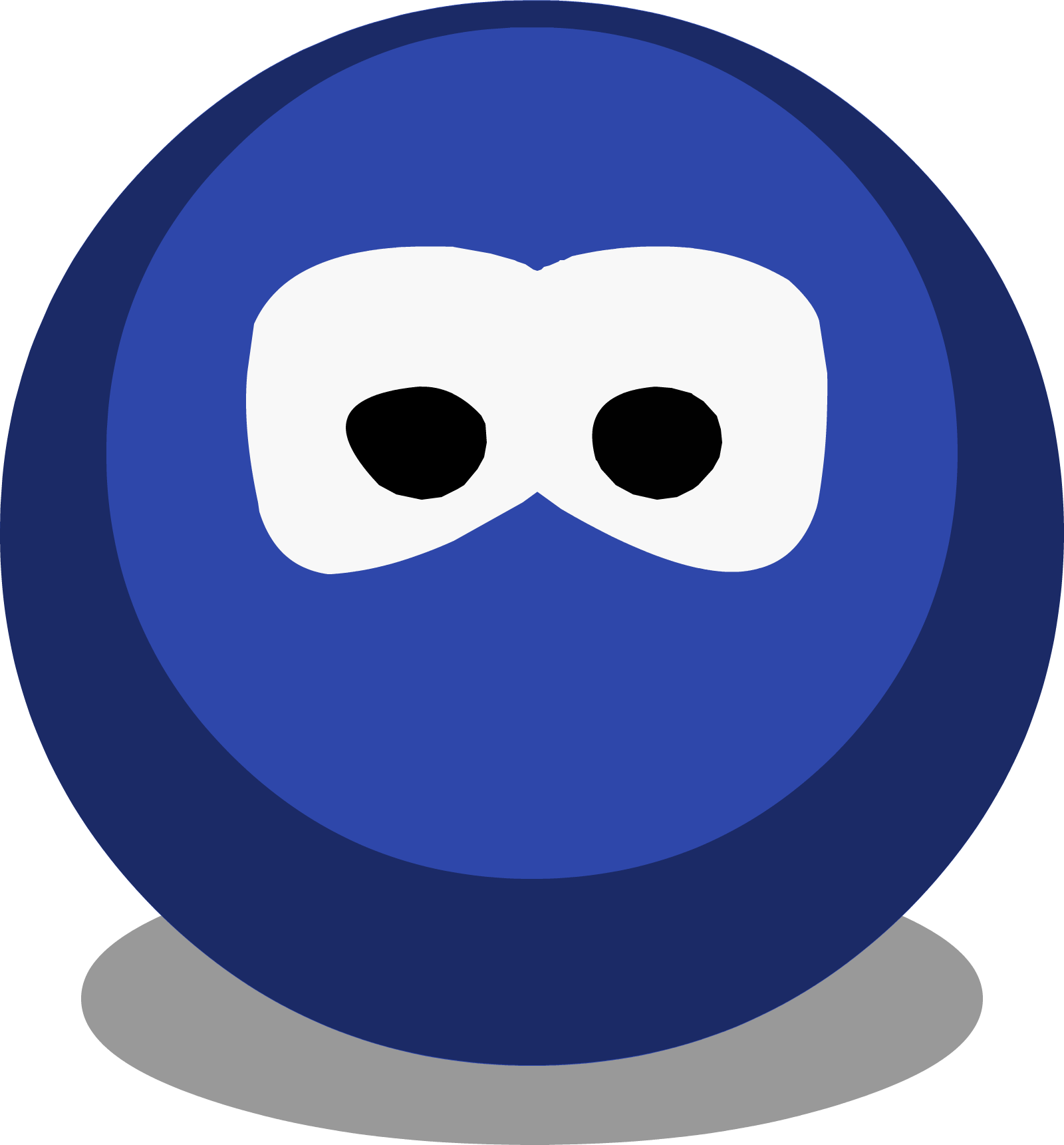 Club Penguin Wiki - Club Penguin Old Blue (1600x1721), Png Download