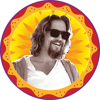 The Dude - Two Boots (350x350), Png Download
