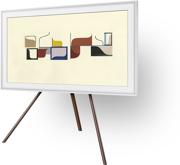 Samsung The Frame Tv - Samsung Ue43ls003 43" The Frame Smart 4k Ultra Hd Certified (720x621), Png Download