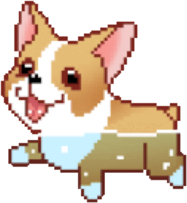 Pembroke Welsh Corgi Clipart At Getdrawings - Corgi Animation (1024x1024), Png Download