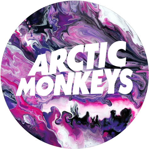 Mine Watercolor Logo Arctic Monkeys Alex Turner Transparent - Arctic Monkeys Logo Transparent (500x500), Png Download