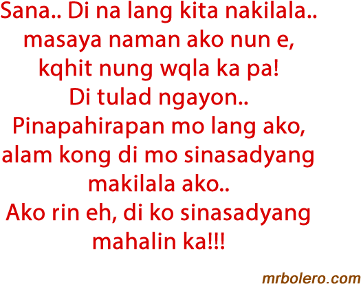 Tagalog Love Quotes 365greetingscom - Quotes For Her Tagalog (640x480), Png Download