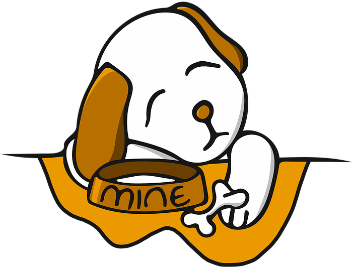 Pictures, Free Photos, - หมา คาบ กระดูก การ์ตูน (1280x1280), Png Download