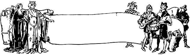 Scroll, Outline, People, Automatic, Actors, Actor - Public Domain Scroll (640x320), Png Download