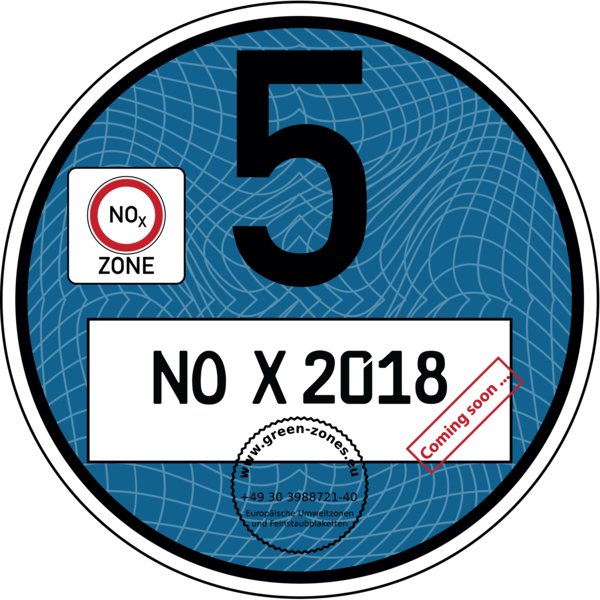 The Blue Badge It Is Light Blue Or Dark Blue In Any - Blaue Plakette Euro 6 (600x600), Png Download