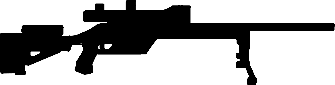 Hud Icon - Cs Go Weapon Silhouette (1334x339), Png Download