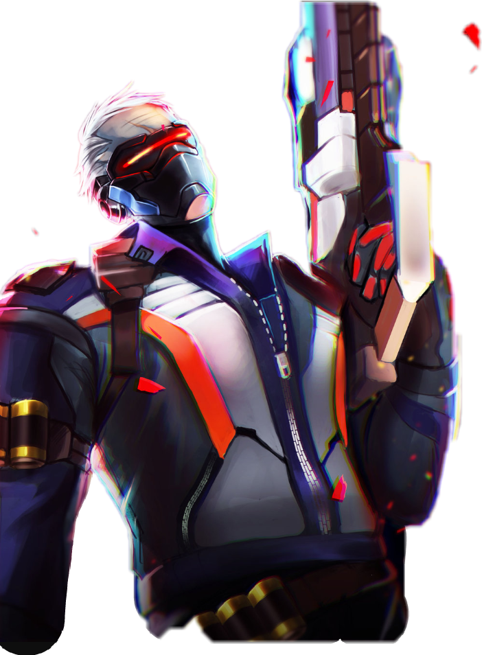 Report Abuse - Soldier 76 Fan Art (702x954), Png Download