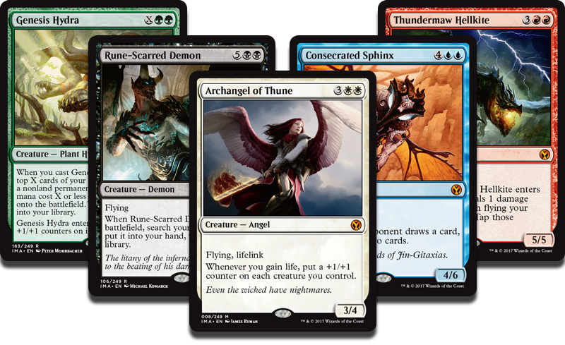 Although These Are The Big Splashy Creature Types That - Wizards Of The Coast Magic The Gathering: Genesis Hydra (800x489), Png Download