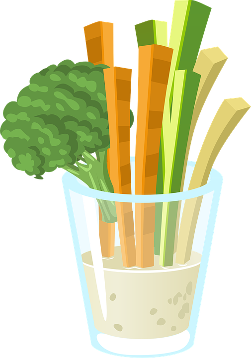 Veggies - Carrots And Celery Clipart (505x720), Png Download