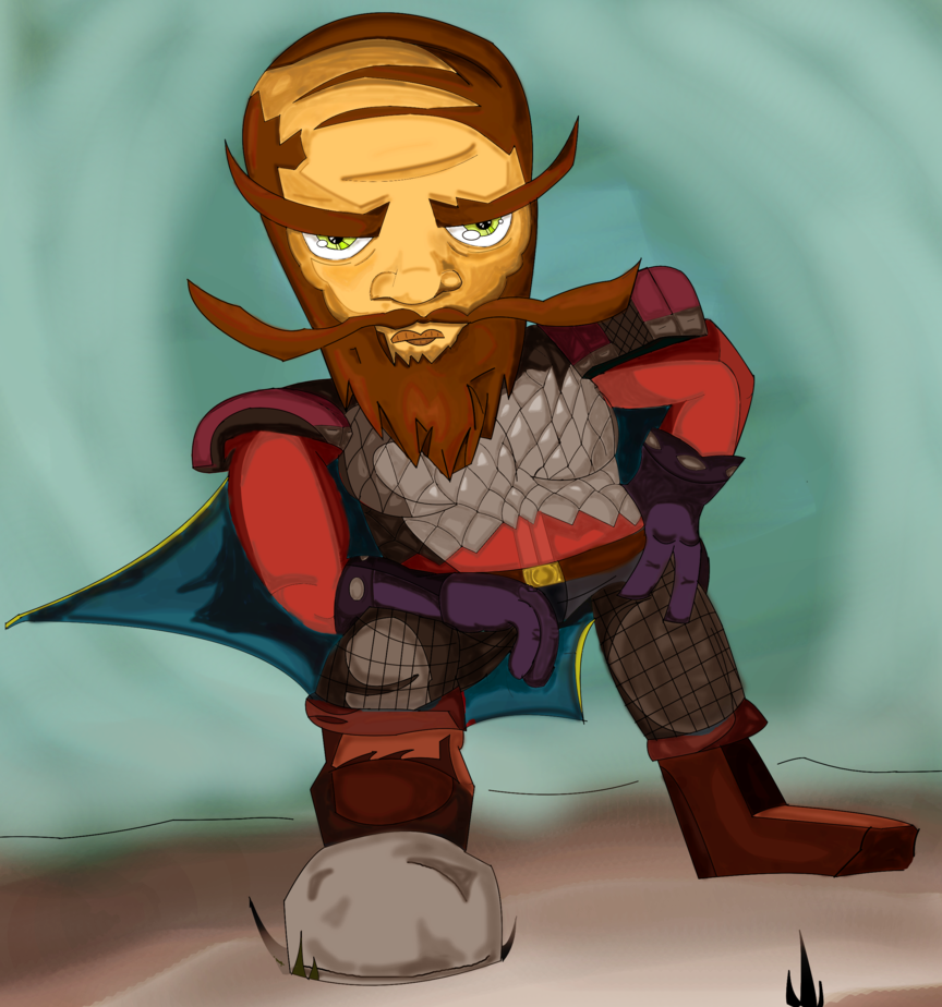 Gristlehawk The Gnome Warrior By Gristlehawk On Deviantart - Portable Network Graphics (864x924), Png Download