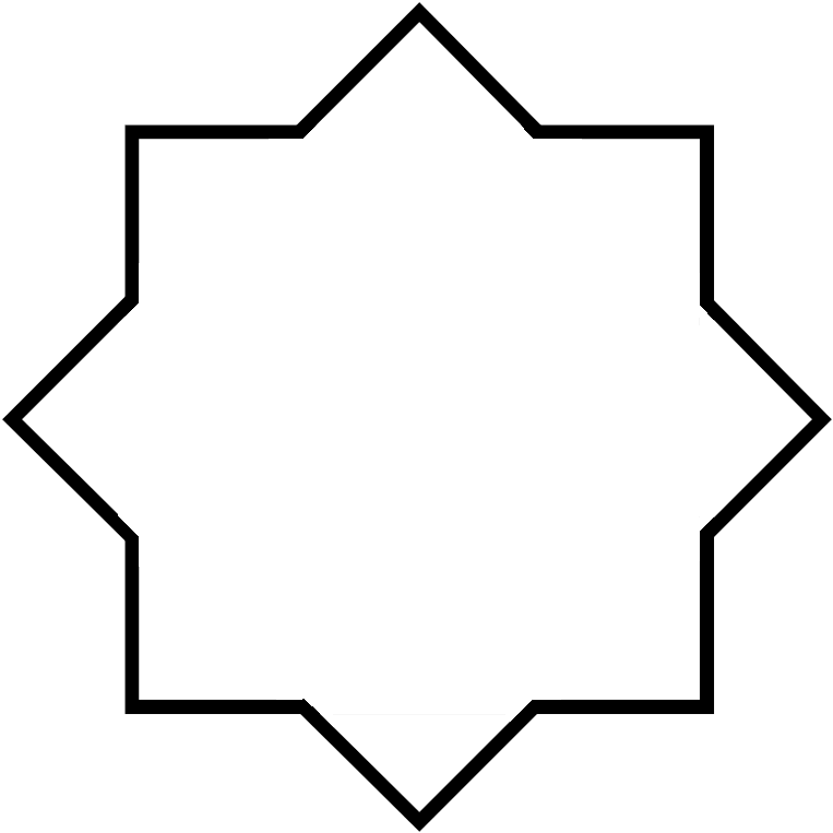 Squared Octagonal Star - Portable Network Graphics (781x769), Png Download