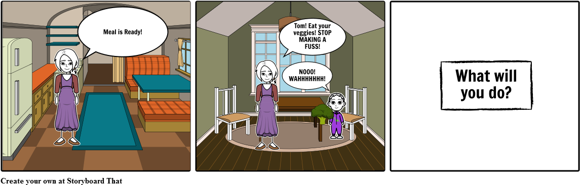 Eat Ur Veggies - Comics (1164x385), Png Download