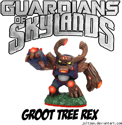 Groot Rex - Activision Blizzard Deutschland Skylanders Giants Starter (425x454), Png Download
