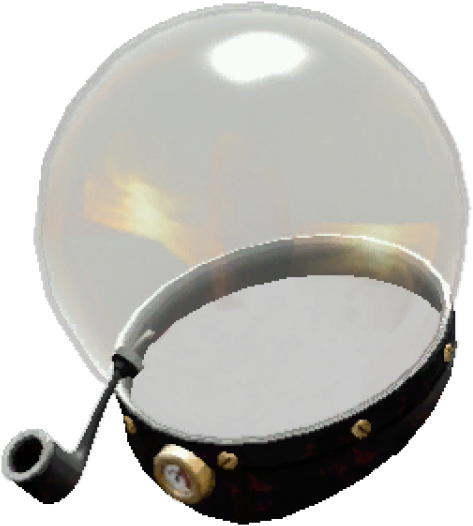 Bubble Pipe - Fish Bowl Space Helmet (640x640), Png Download
