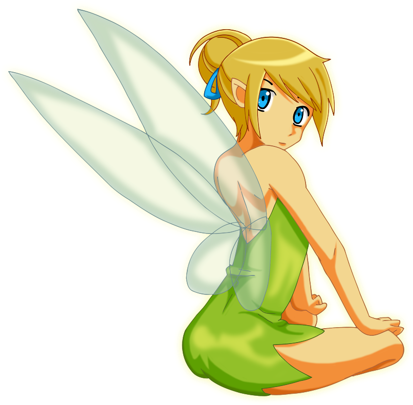 Tinker Bell - Draw Tinkerbell In Anime (817x864), Png Download