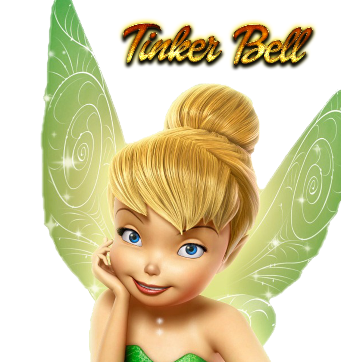 Tinker Bell Transparent Background - Tinker Bell Em Png (1320x1200), Png Download