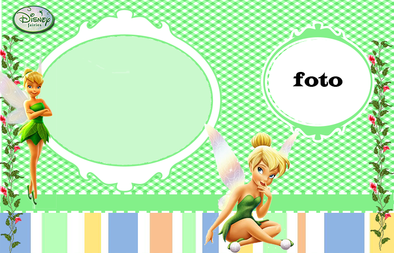 Tinker Bell, Free Printable Invitations, Labels Or - Simplicity Tinkerbell Thinking Applique (794x510), Png Download