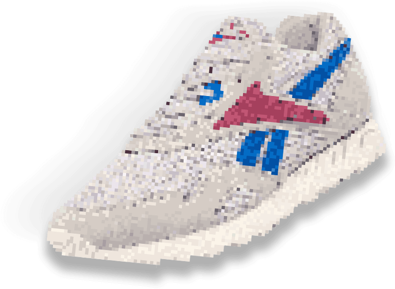 Reebok Vector B2 Tenisica Pixel B2 Tenisica Blur B2 - Slip-on Shoe (806x590), Png Download