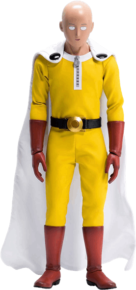 One Punch Man - One Punch Man 1/6 Scale Action Figure: Saitama (600x600), Png Download