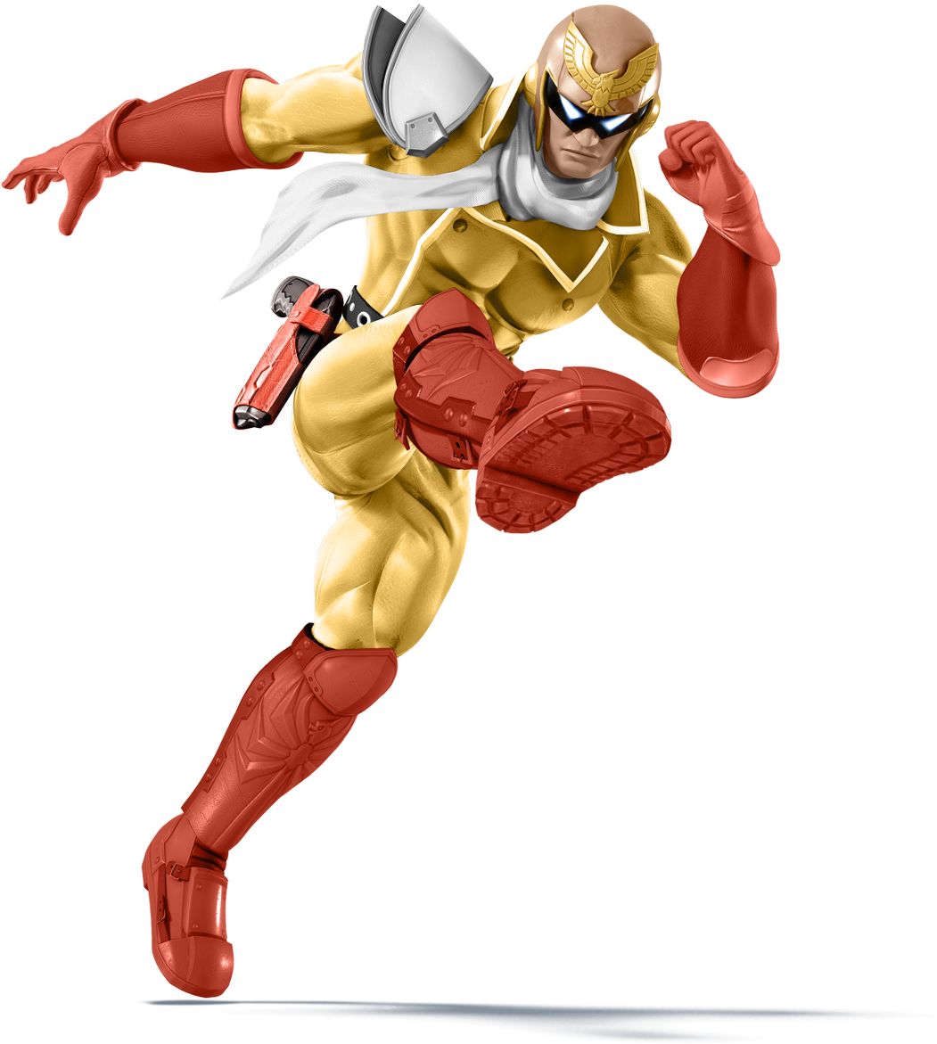 Cool Smash Alts~ On Twitter - Captain Falcon Pink (1050x1200), Png Download