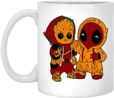 Cf89d867 Ccfd 4f6a 99d0 38f111f01e55 - Deadpool And Groot T Shirt (480x480), Png Download