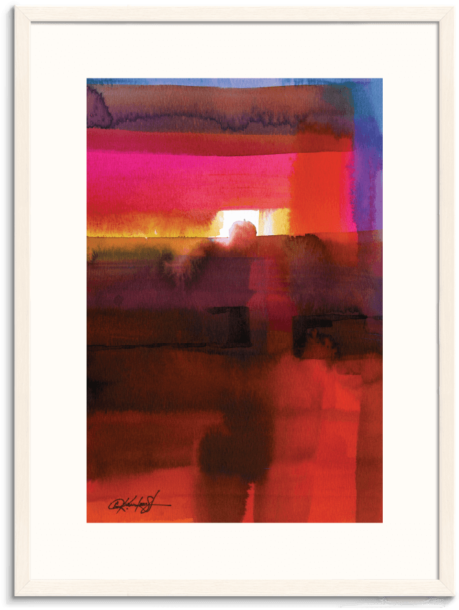 105kms Pfww Watercolor Abstraction - Artist Lane 02sc - P2631 Back Beach 2 (900x900), Png Download